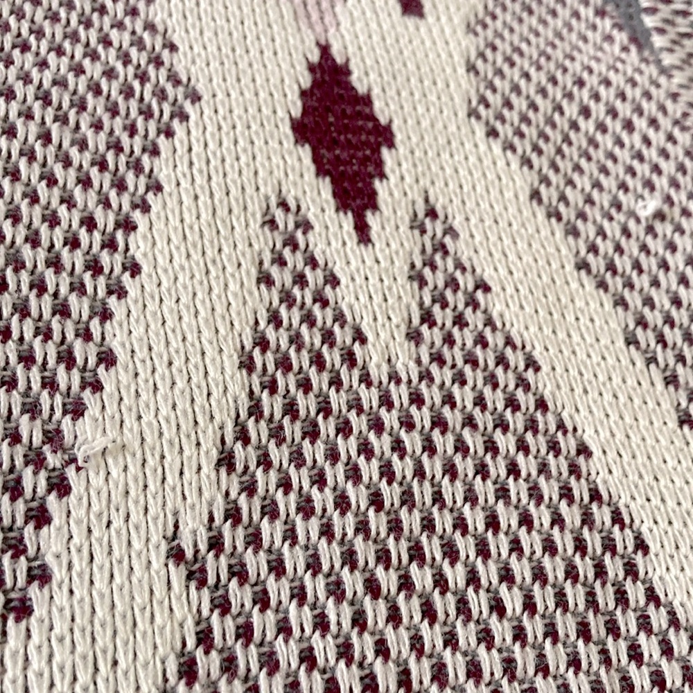 Vintage '80s JANTZEN geometric knit sweater, XL. - Picture 6 of 7